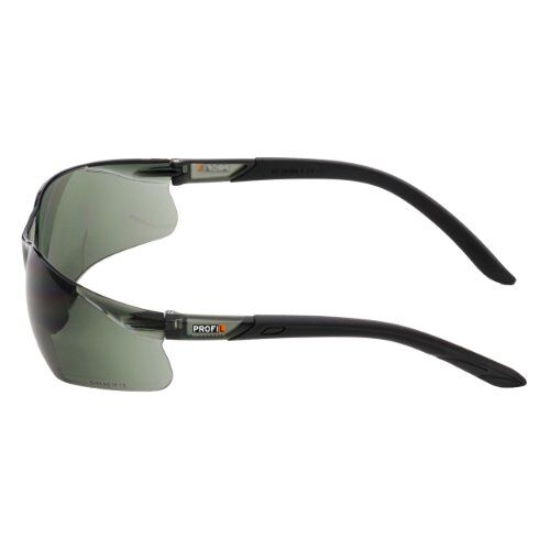  Kopfschutz PROFIL Arbeitsschutzbrille Kunststoff,Polycarbonatscheibe, schwarz getönt 12464243