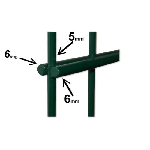  6/5/6 Doppelstabmatte 6/5/6 RAL 7016 1630 mm 12463708