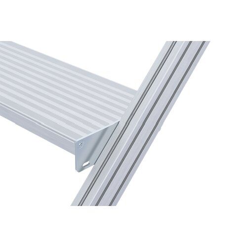  Stationäre Treppen, Überstiege und Podesttreppen Hymer Ortsfeste Treppe ohne Plattform, Treppenneigung 60°, Stufenbreite 800 mm, 10 Stufen, Standhöhe 3,00 m 12379157