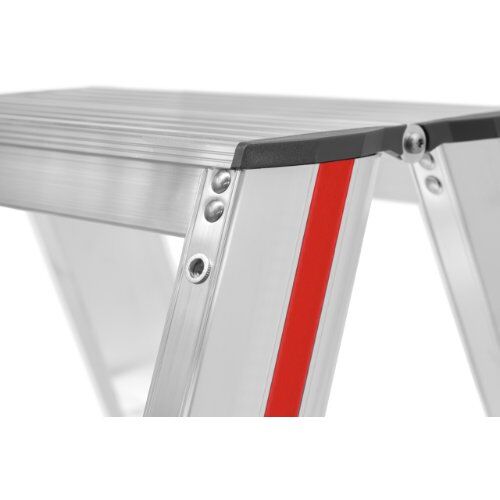  Stufen- und Plattformleitern Hymer Stufenstehleiter beidseitig, Stufenzahl 2×3, Standhöhe max. 0,21 m 12378530