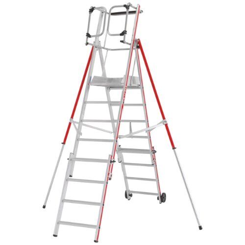  Stufen- und Plattformleitern Hymer Plattformleiter HYMER ProTect+, 5-8 Sprossen, Standhöhe 1,15-1,77 m 12378618