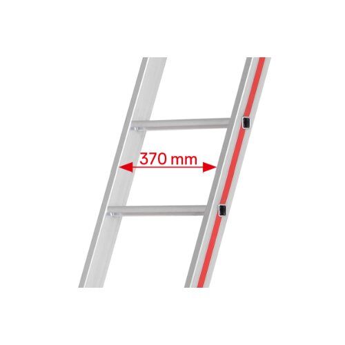  Neuheiten Hymer Stufenanlegeleiter, 16 Stufen, Länge 4,22 m 12378357