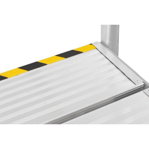  Arbeitspodeste & Tritte Hymer Industrietritt, Grundmodul, Stufenbreite 600 mm, 4 Stufen, Standhöhe 0,80 m 12378294