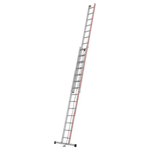  Sprossenleitern Hymer Schiebeleiter, zweiteilig, 2x14 Sprossen, Länge eingef. 4,16 m / ausgef. 7,24 m 12378492