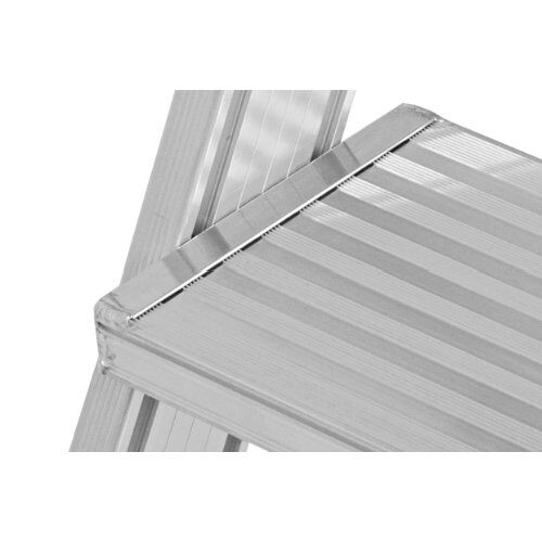  Stationäre Treppen, Überstiege und Podesttreppen Hymer Podesttreppe fahrbar, beidseitig begehbar, 2x3 Stufen, Standhöhe 0,73 m 12379389