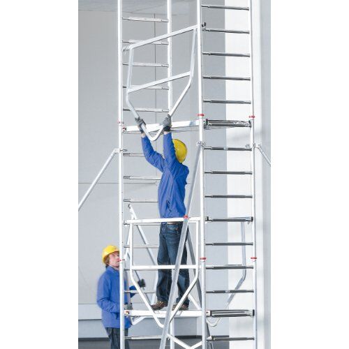  Hymer Fahrgerüste Hymer Fahrgerüst ADVANCED SAFE-T mit Ausleger, Modul 1+2, Bühnenlänge 1,58 m, Rahmenteilbreite 0,72 m, Reichhöhe 5,25 m 12378920