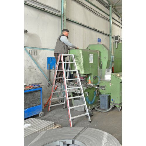  Stufen- und Plattformleitern Hymer Stufenstehleiter, beidseitig begehbar, 2x4 Stufen, Länge 1,04 m 12378594