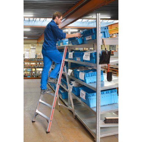  Stufen- und Plattformleitern Hymer Stufenstehleiter mit Plattform, einseitig begehbar, 10 Stufen, Standhöhe 2,32 m 12378590
