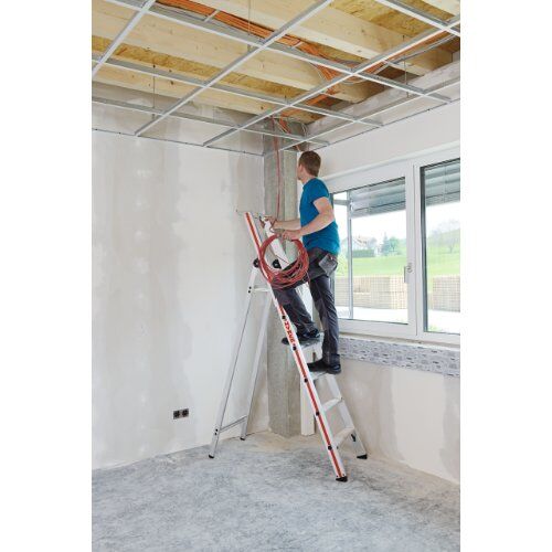  Stufen- und Plattformleitern Hymer Stufenstehleiter mit Plattform, einseitig begehbar, 10 Stufen, Standhöhe 2,32 m 12378590