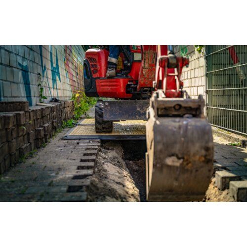  Arbeitsstellen- und Straßensicherung Oxford LKW Überfahrplatte Low Pro Mittelstück 15/10 Fahrplatten Kunststoff - 10 Stück 12466359