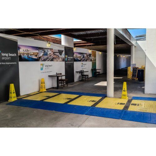  Arbeitsstellen- und Straßensicherung Oxford LKW Überfahrplatte Low Pro Mittelstück 15/10 Fahrplatten Kunststoff - 10 Stück 12466359
