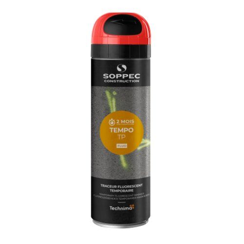  TEMPO TP Kurzzeit-Markierfarbe Technima TEMPO TP, Kurzzeit-Markierfarbe (fluoreszierend) Neon Rot 500ml 12450834