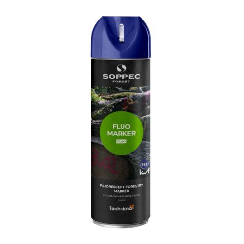  SOPPEC FOREST FLUO MARKER Holzmarkierfarbe Technima Fluo Soppec Markierungsspray - Holz Markierspray (fluo) Blau 500ml 12450786