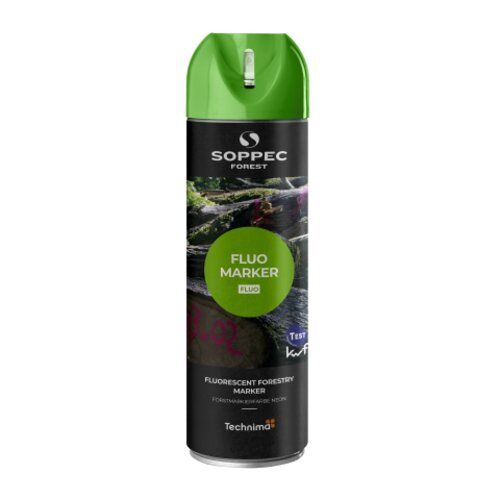  SOPPEC FOREST FLUO MARKER Holzmarkierfarbe Technima Fluo Soppec Markierungsspray - Holz Markierspray Grün 500ml 12450785