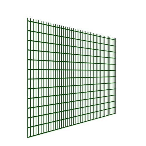  Doppelstabmattenzaun 6/5/6 Grün Doppelstabmatte 6/5/6 RAL 6005 630 mm 12463773