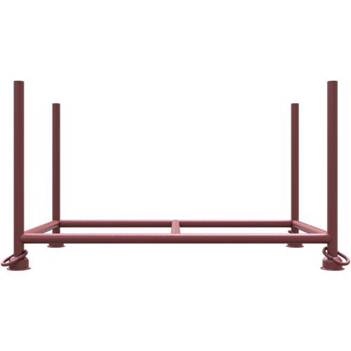 Stapelpalette Stapelpalette 
Außenmaße: 1,52 m x 0,96 m x 0,88 m
Füllmaße: 1,43 m x 0,87 m x 0,70 m
Standrohre und Querholme aus 
Ø 48,3 mm Rundrohr gefertigt
mit 12464174