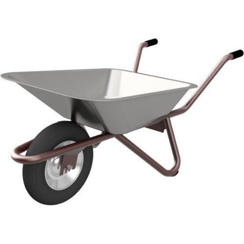  Lager- Transport Schubkarre Schubkarre Typ Polier
mit Flachmulde 85 Ltr., Blechstärke: 1,25 mm, stabiler Rohrrahmen aus 
Ø 33,7 x 1,5 mm fest verschweißt für den universalen Ein 12464194