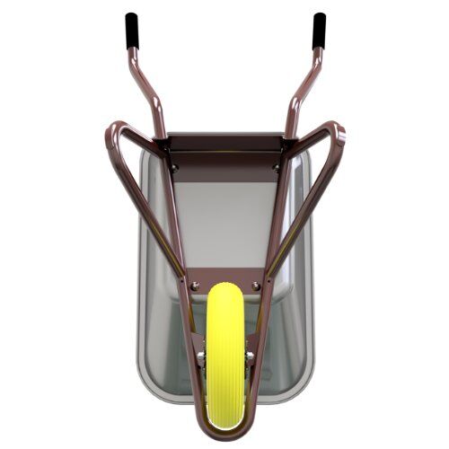  Lager- Transport Schubkarre Schubkarre Typ Geselle
mit Tiefmulde 90 Ltr., Blechstärke: 1,0 mm,
stabiler Rohrrahmen aus Ø 33,7 x 1,5 mm fest verschweißt für den
universalen Einsa 12464190