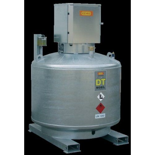  215 - Mobil-Tankstellen Stahl Cemo DT-Mobil 980 l, doppelwandig verzinkt, mit Pumpenschrank 12384179