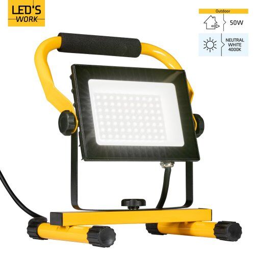  LED-Strahler Arbeitsleuchte - 50W 4200 lm 4000K Helles Licht für große Baustellenbereiche 12466513