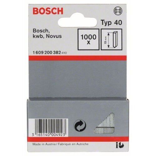  Stifte, Typ 40 Bosch Stift Typ 40, für Druckluftnagler/Drucklufthefter 12375166