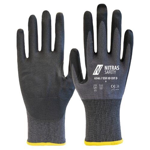  Nitras Arbeitsschutz NITRAS 3450 Chemikalienschutzhandschuhe GREEN BARRIER 12466386