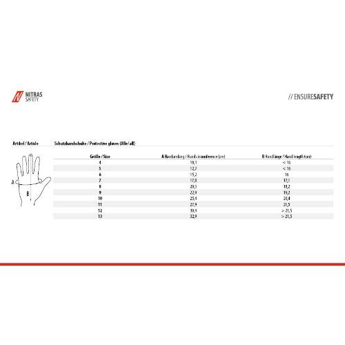  Nitras Arbeitsschutz NITRAS 3550 Montagehandschuhe SOFT GRIP GR.10   12466384