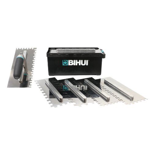  Fliesenlegerbedarf BIHUI Glättekellen-Set gezahnt RS, 280x115mm 6x6 12466840