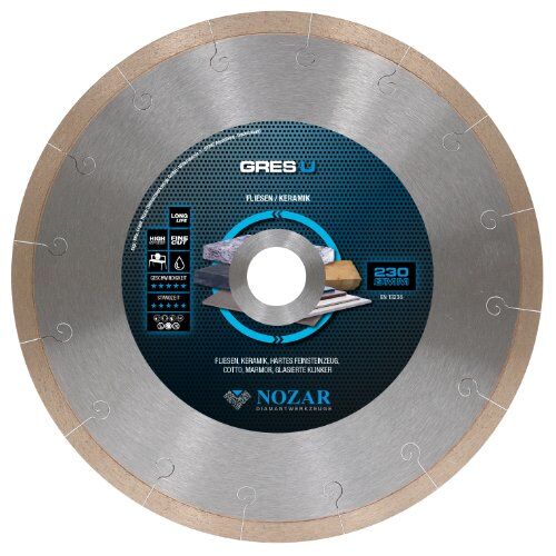  Nozar Nozar Dia-TS / 230 x 30,0 mm / GRES-Ultra 2,0 x 10 mm / gestoßene Segmentierung 12466879