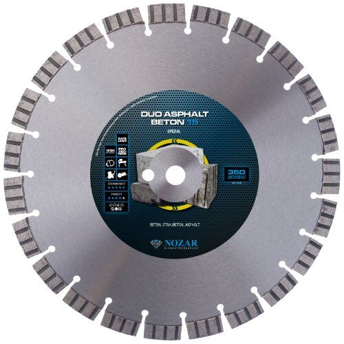  Nozar Nozar Diamant-Trennscheibe 350 X 25,4 mm DUO Asphalt Beton 15 (6700666) 12466905