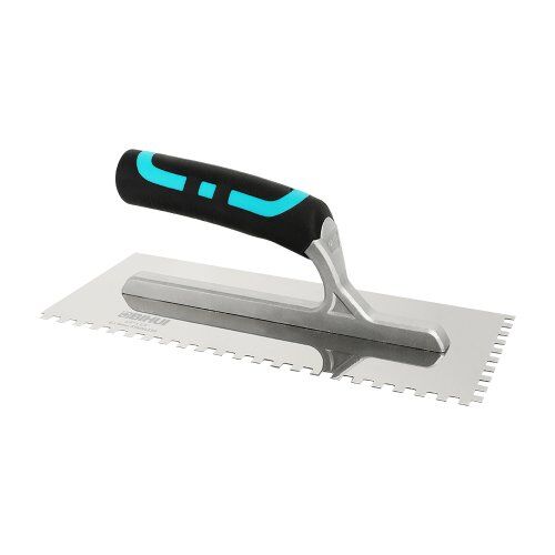  Fliesenlegerbedarf BIHUI Glättekelle RS mit ergon. Softgriff, Zahnung 6x6 280 x 120 mm 12466865