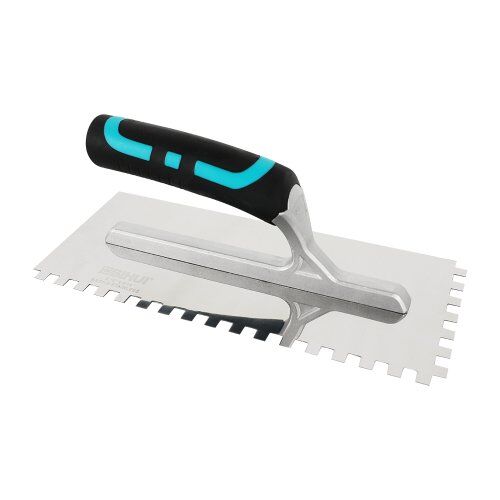  Fliesenlegerbedarf BIHUI Glättekelle RS mit ergon. Softgriff, Zahnung 8x8 280 x 120 mm 12466864