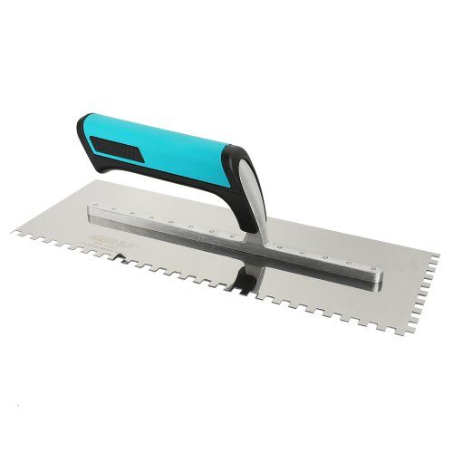  Fliesenlegerbedarf BIHUI Glättekelle RS mit Softgriff, gr. Blatt, Zahnung 6x6 320 x 120 mm 12466828