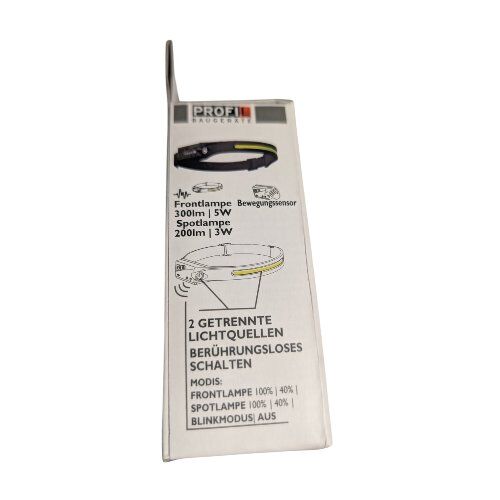 PROFIL Beleuchtung PROFIL LED Kopflampe 5W + 3W 300 Lm IP44 12464215  PROFIL Beleuchtung PROFIL LED Kopflampe 5W + 3W 300 Lm IP44 12464215