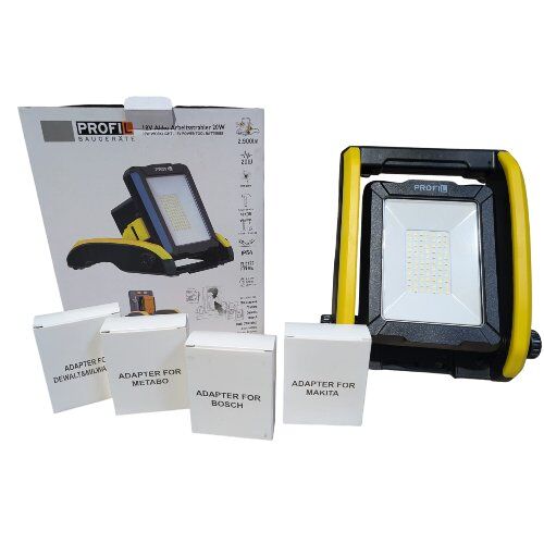 PROFIL Beleuchtung PROFIL Multimarken Akkustrahler 20 Watt 2900 lm 12466675  PROFIL Beleuchtung PROFIL Multimarken Akkustrahler 20 Watt 2900 lm 12466675