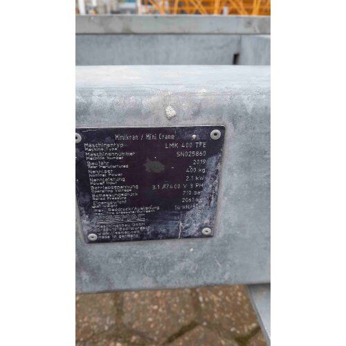  Minikran Gebrauchte Lissmac LMK 400 TFE Minikran – zu kaufen in Langenfeld Baujahr 2019 12466667