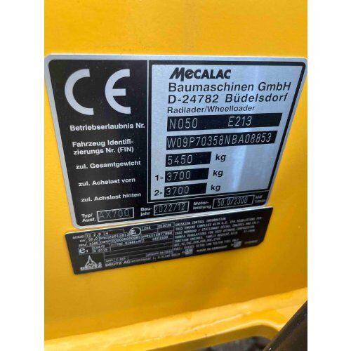  Radlader Gebrauchter Mecalac AX 700 Radlader – zu kaufen in Langenfeld 12466528