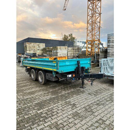  Tandem-Dreiseitenkipper Gebrauchter Blomenröhr 888/14000 Dreiseiten-Kippanhänger – sofort verfügbar in Langenfeld 12467006