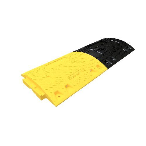  Über und Anfahrschutz Bodenschwelle Typ NOX Mittelstück gelb Höhe: 60 mm, Geschwindigkeitsbegrenzung: 10 km/h, Belastung: 20t 12467222