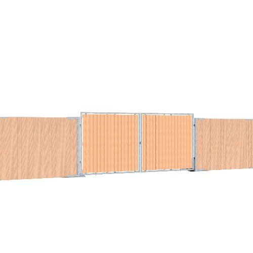  Mobilzaun Holzbauzauntor mit robuster Stahlkonstruktion 12467227