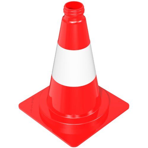  Leitkegel Leitkegel rot/ weiß Höhe: 320 mm 12450212