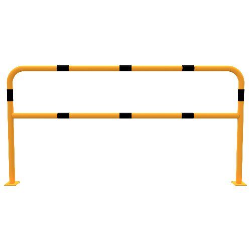  Sperrbügel Rohrbügel aus Stahlrohr Ø 48 x 2,5 mm mit Querholm für Dübelbefestigung Gesamtbreite: 2000 mm Gesamthöhe: 1000 mm 12467262