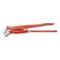  S-Maul-Rohrzange Top S-Maul-Rohrzange, rot lackiert, poliert, 2" 50,8 mm 12451014