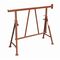  Stahlrohr-Gerückbock müba-Stahlrohr-Gerüstbock,1,20 m breit, Höhenverstellbar von 0,75 - 1,30 m, Tragfähigkeit 1500kg, verzinkt 12444226