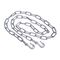  Schalungsspannketten, beidseitig mit Zugkettenhaken McBULL®  Schalungsspannkette, 8 mm, 2,5 m 12403555