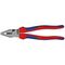  Kraft-Kombizangen KNIPEX 02 02 225 Kraft-Kombizange mit Mehrkomponenten-Hüllen schwarz atramentiert 225 mm 12381036