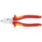  Kraft-Kombizangen KNIPEX 02 06 180 Kraft-Kombizange isoliert mit Mehrkomponenten-Hüllen, VDE-geprüft verchromt 180 mm 12381048