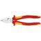  Kraft-Kombizangen KNIPEX 02 06 200 Kraft-Kombizange isoliert mit Mehrkomponenten-Hüllen, VDE-geprüft verchromt 200 mm 12381047
