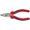  Spitz-Kombizangen KNIPEX 08 22 145 Spitz-Kombizange mit Mehrkomponenten-Hüllen schwarz atramentiert 145 mm 12381051