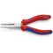  Verdrahtungszangen KNIPEX 13 05 160 T Verdrahtungszange mit Mehrkomponenten-Hüllen, mit integrierter Befestigungsöse zum Anbringen einer Absturzsicherung verchromt 160 mm 12380362